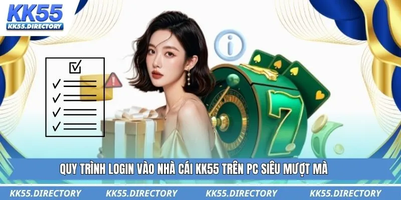 Quy trình login vào nhà cái KK55 trên PC siêu mượt mà